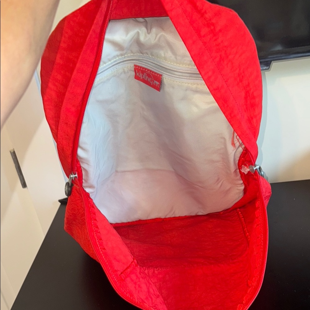 Kipling Red Backpack - image 6